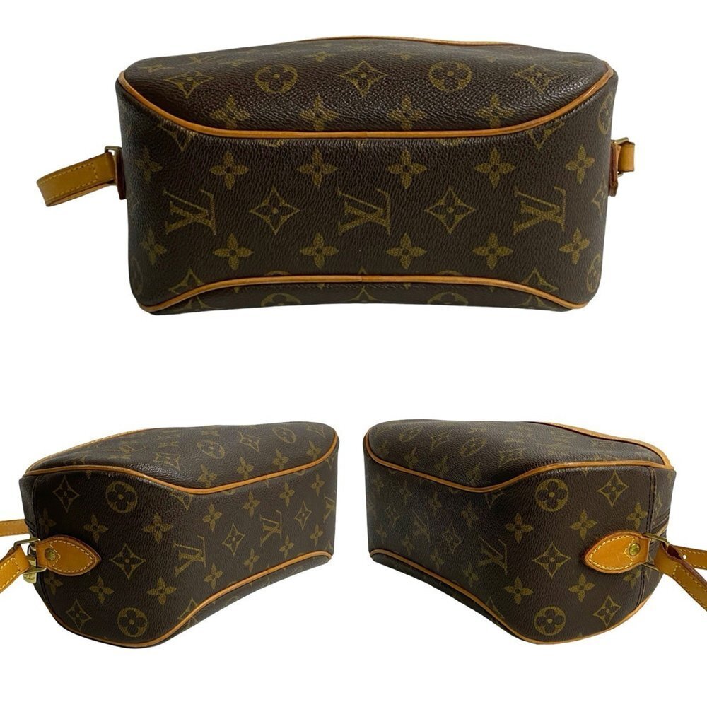 LOUIS VUITTON Brown Monogram Leather Pochette Shoulder Bag - Picture 6 of 8